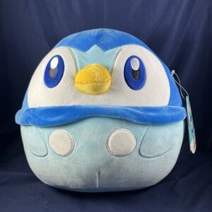 Squishmallows Pokemon Piplup Plush Blue Squeezable Collectible Soft Cuddly